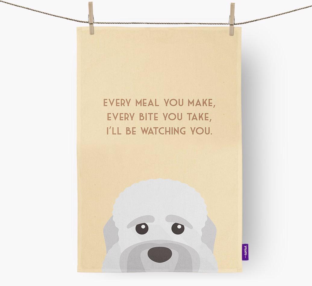 'I'll be watching you' Dish Towel