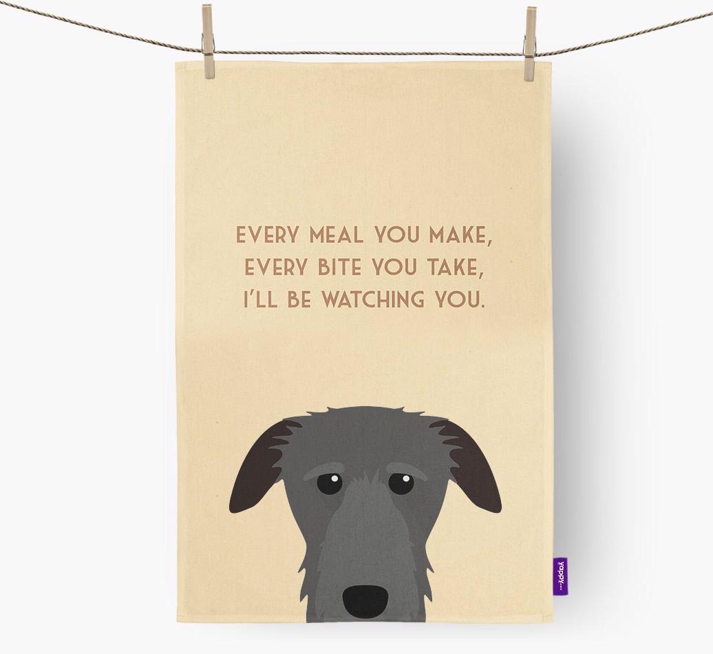 'I'll be watching you' Dish Towel