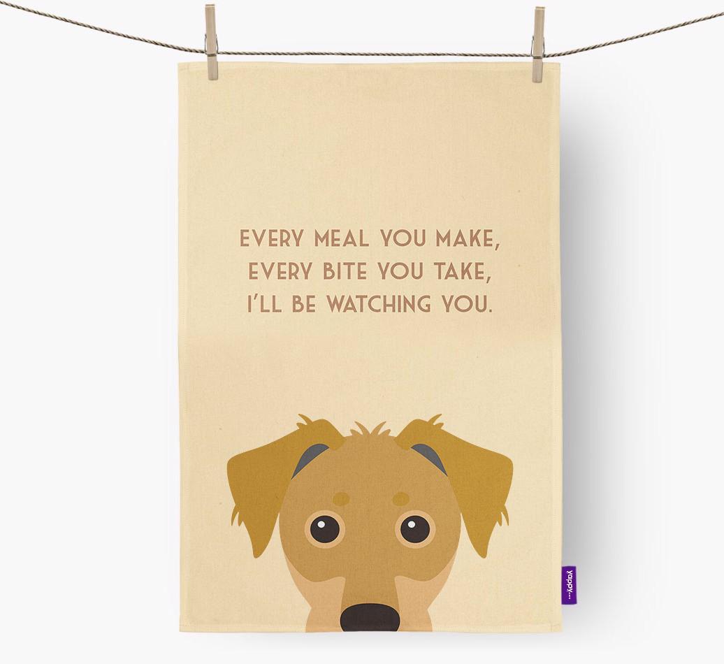 'I'll be watching you' Dish Towel