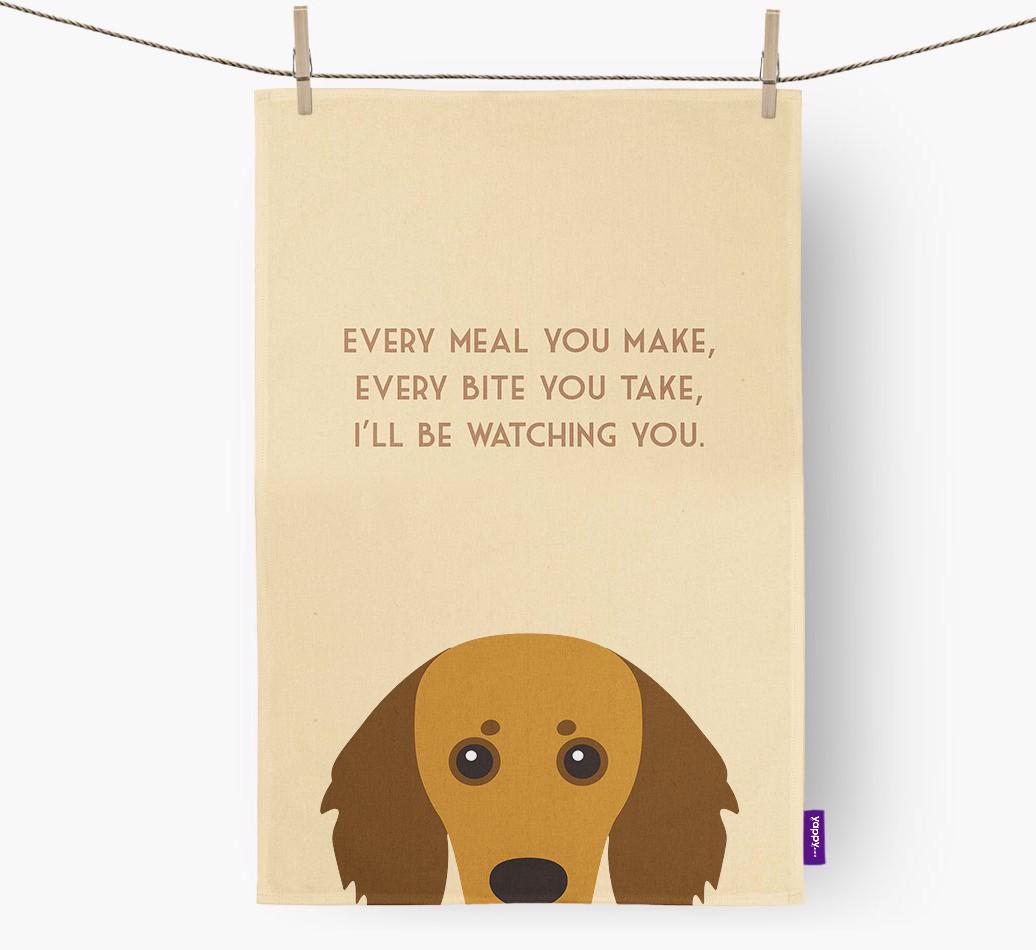 'I'll be watching you' Dish Towel