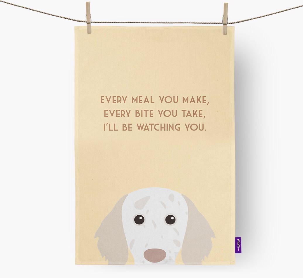 'I'll be watching you' Dish Towel