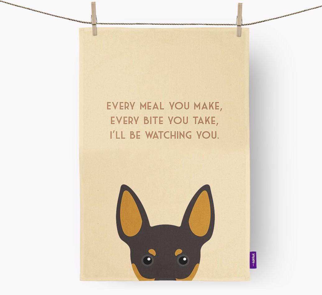 'I'll be watching you' Dish Towel