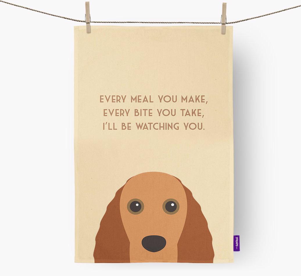 'I'll be watching you' Dish Towel