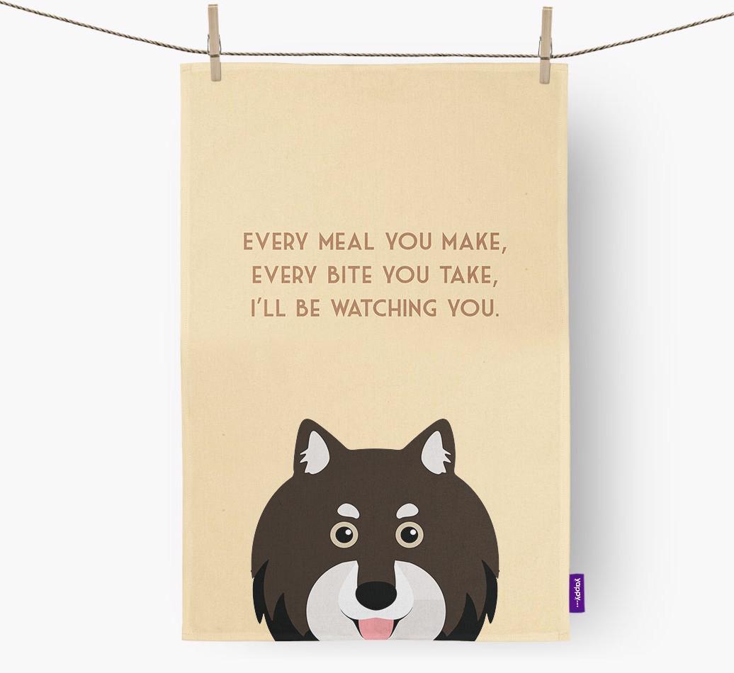 'I'll be watching you' Dish Towel