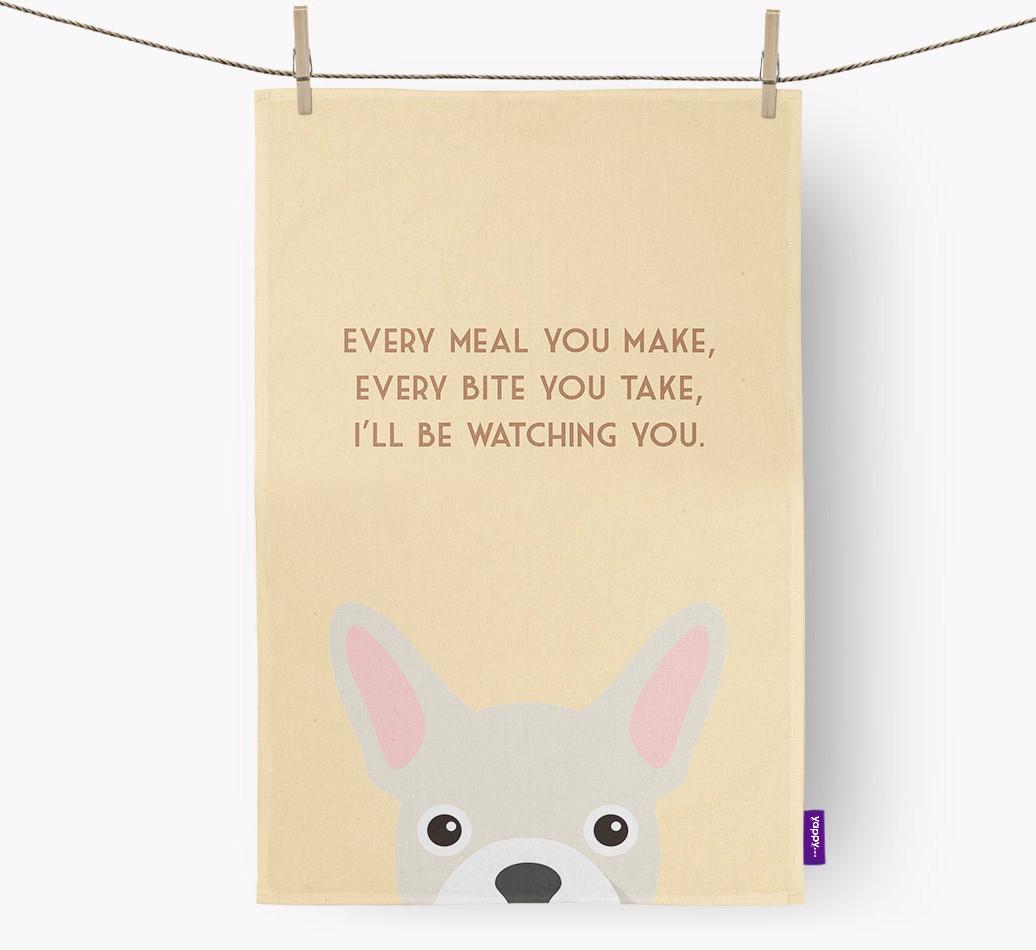 'I'll be watching you' Dish Towel