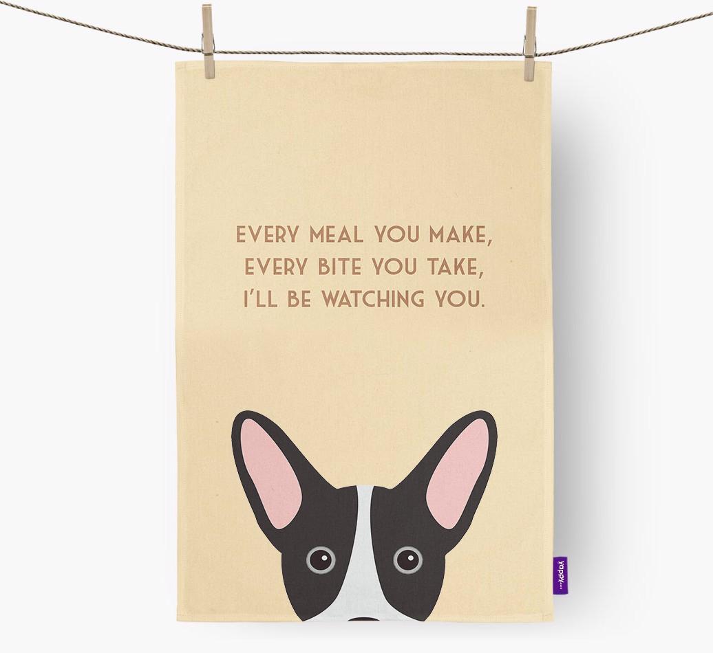 'I'll be watching you' Dish Towel