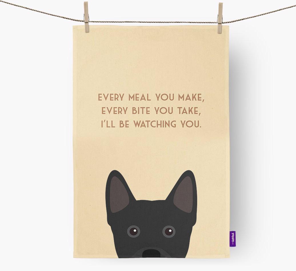 'I'll be watching you' Dish Towel