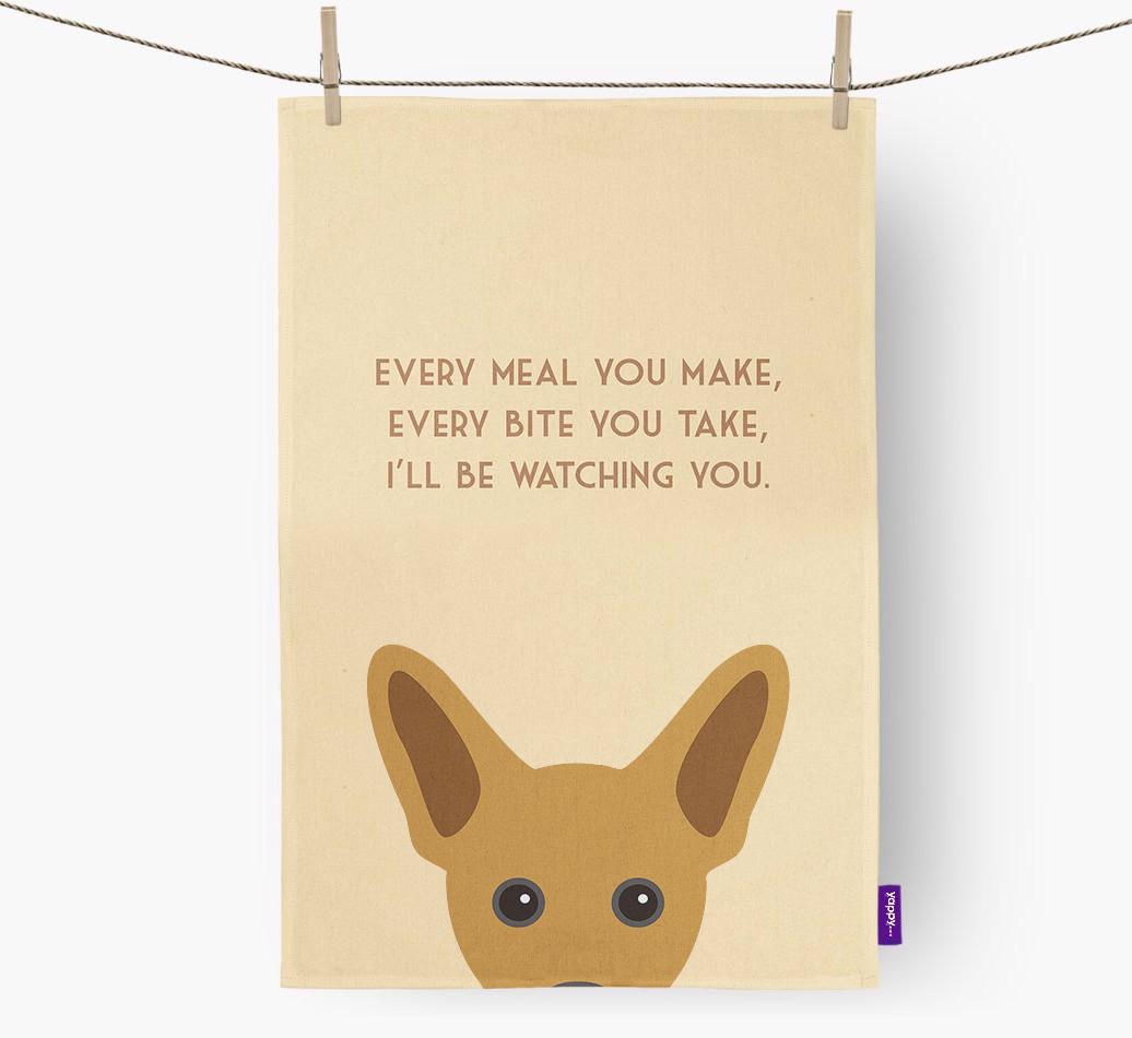 'I'll be watching you' Dish Towel