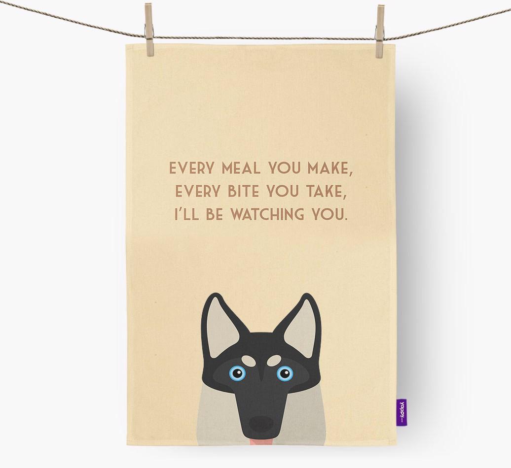 'I'll be watching you' Dish Towel