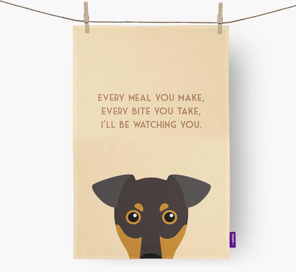 'I'll be watching you' Dish Towel
