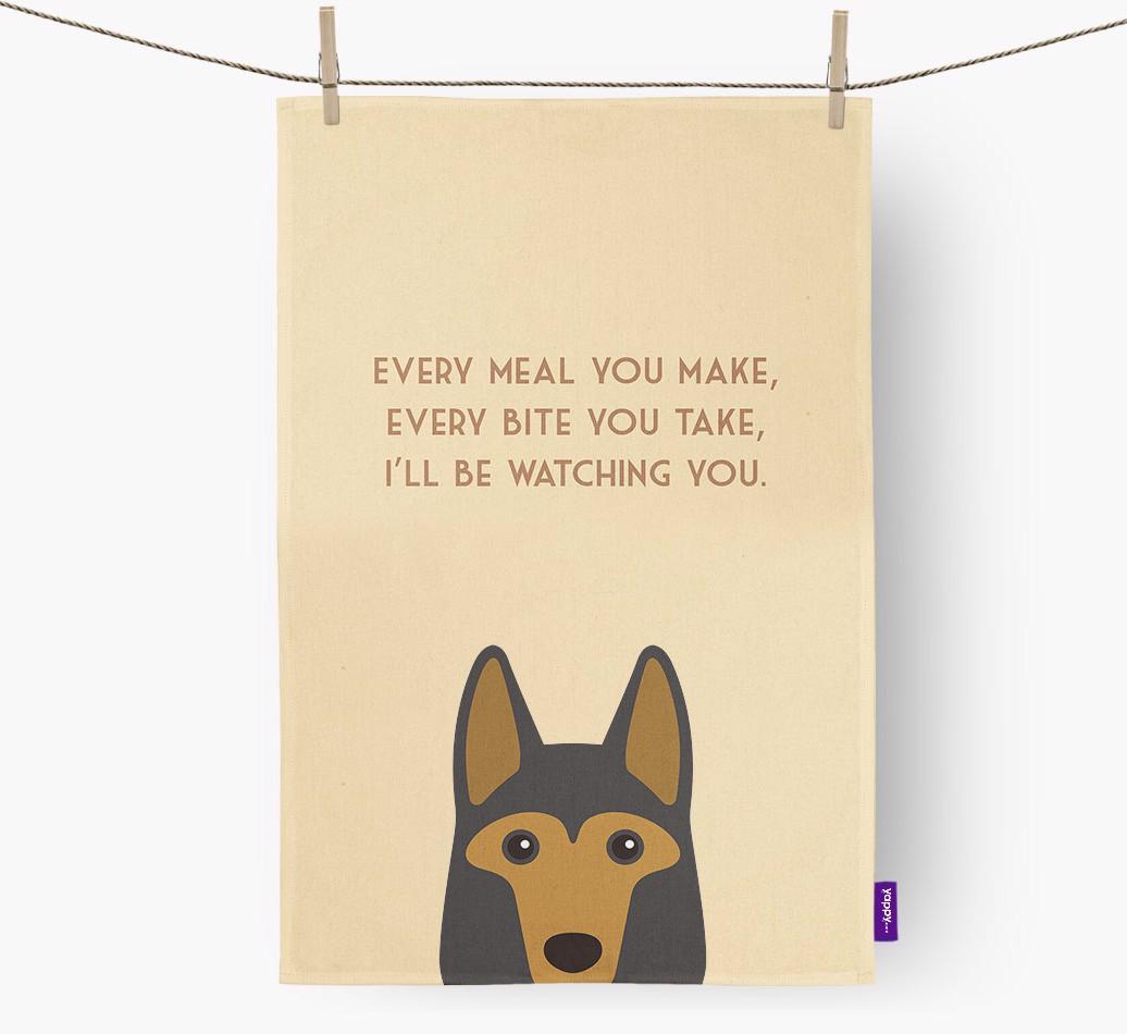 'I'll be watching you' Dish Towel