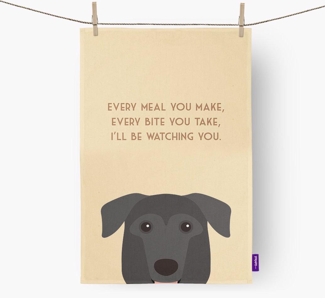'I'll be watching you' Dish Towel