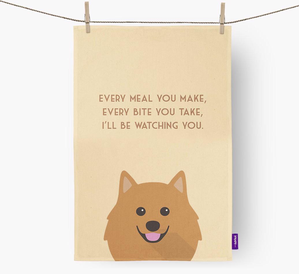 'I'll be watching you' Dish Towel