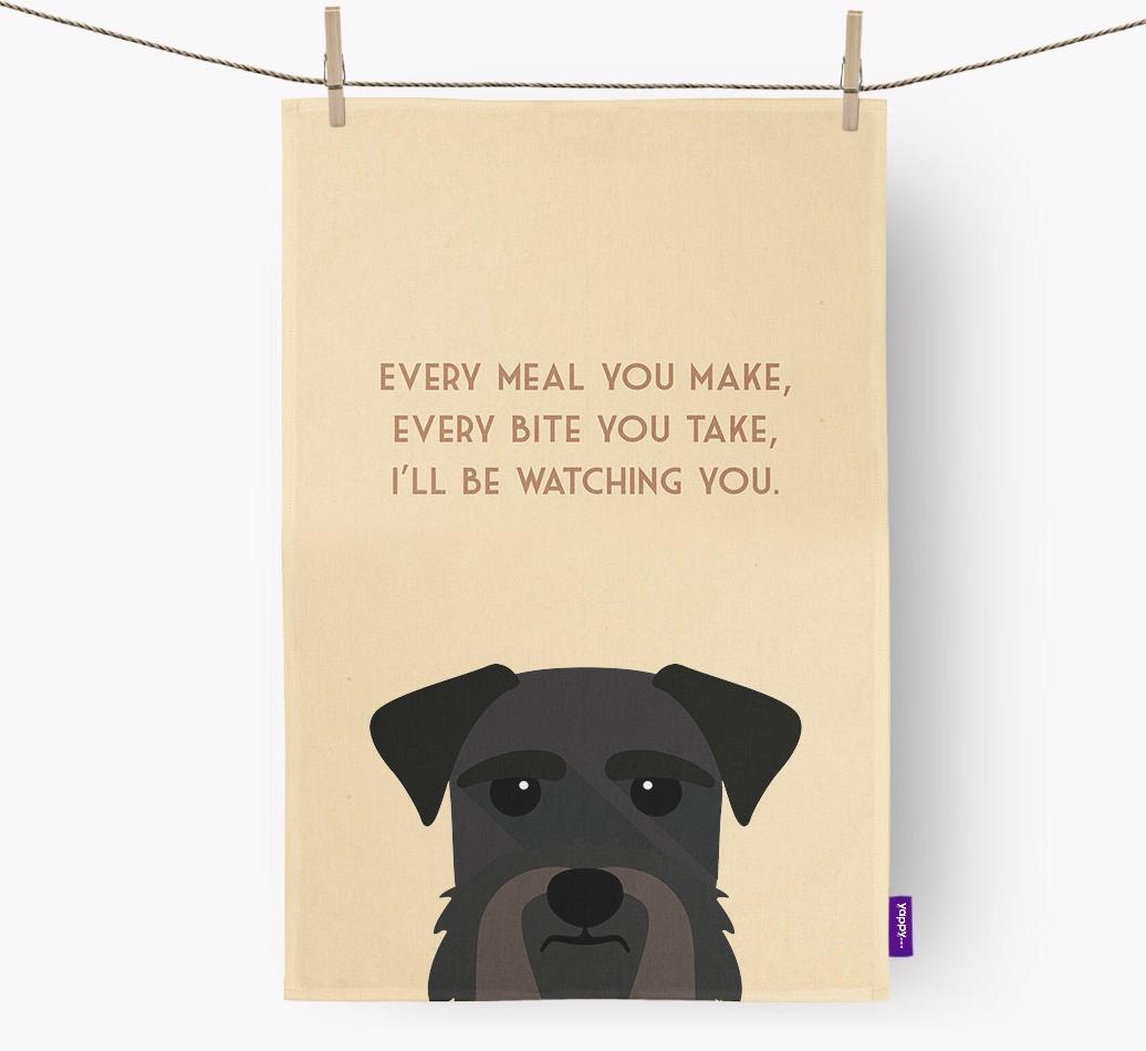 'I'll be watching you' Dish Towel