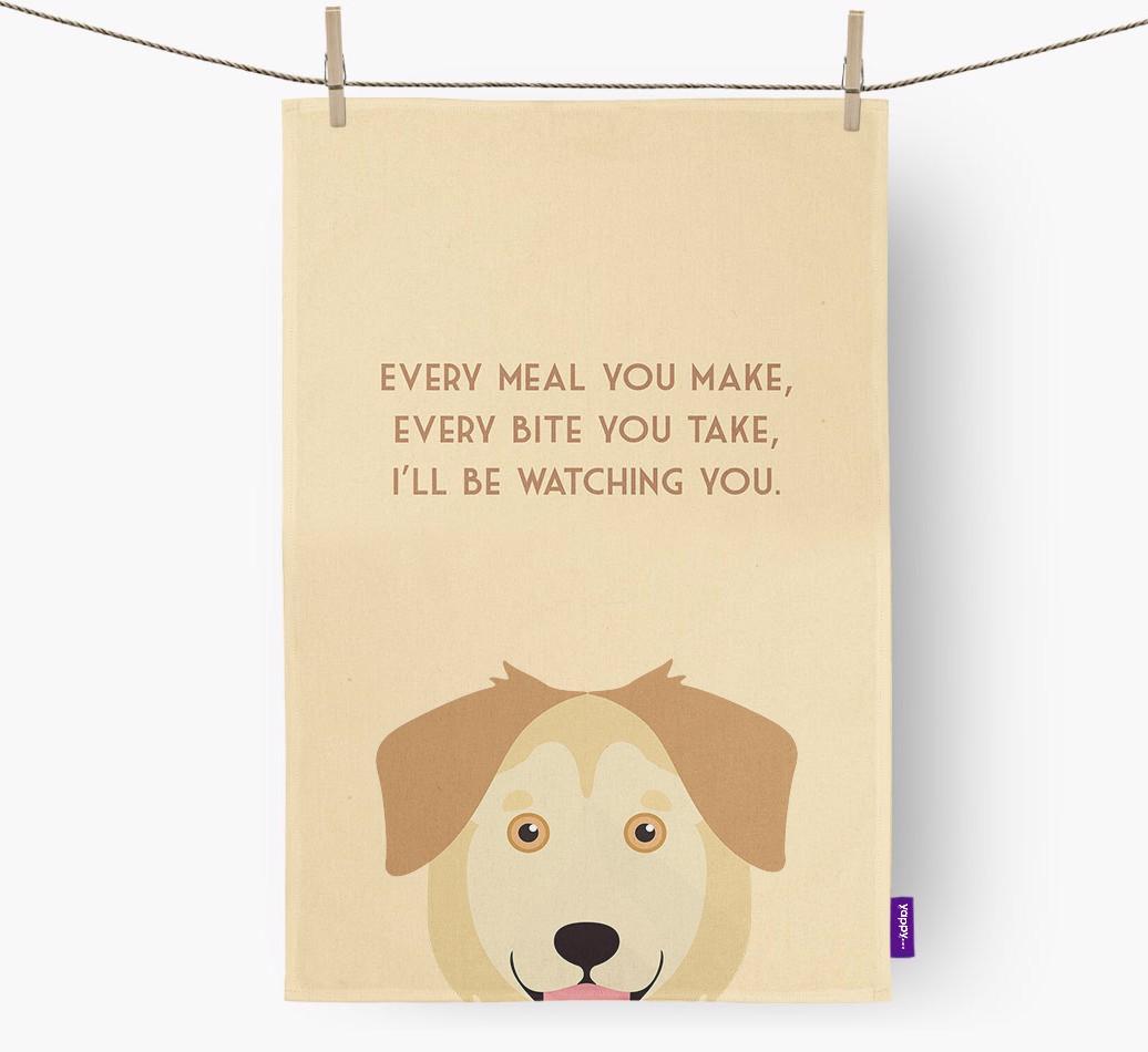 'I'll be watching you' Dish Towel