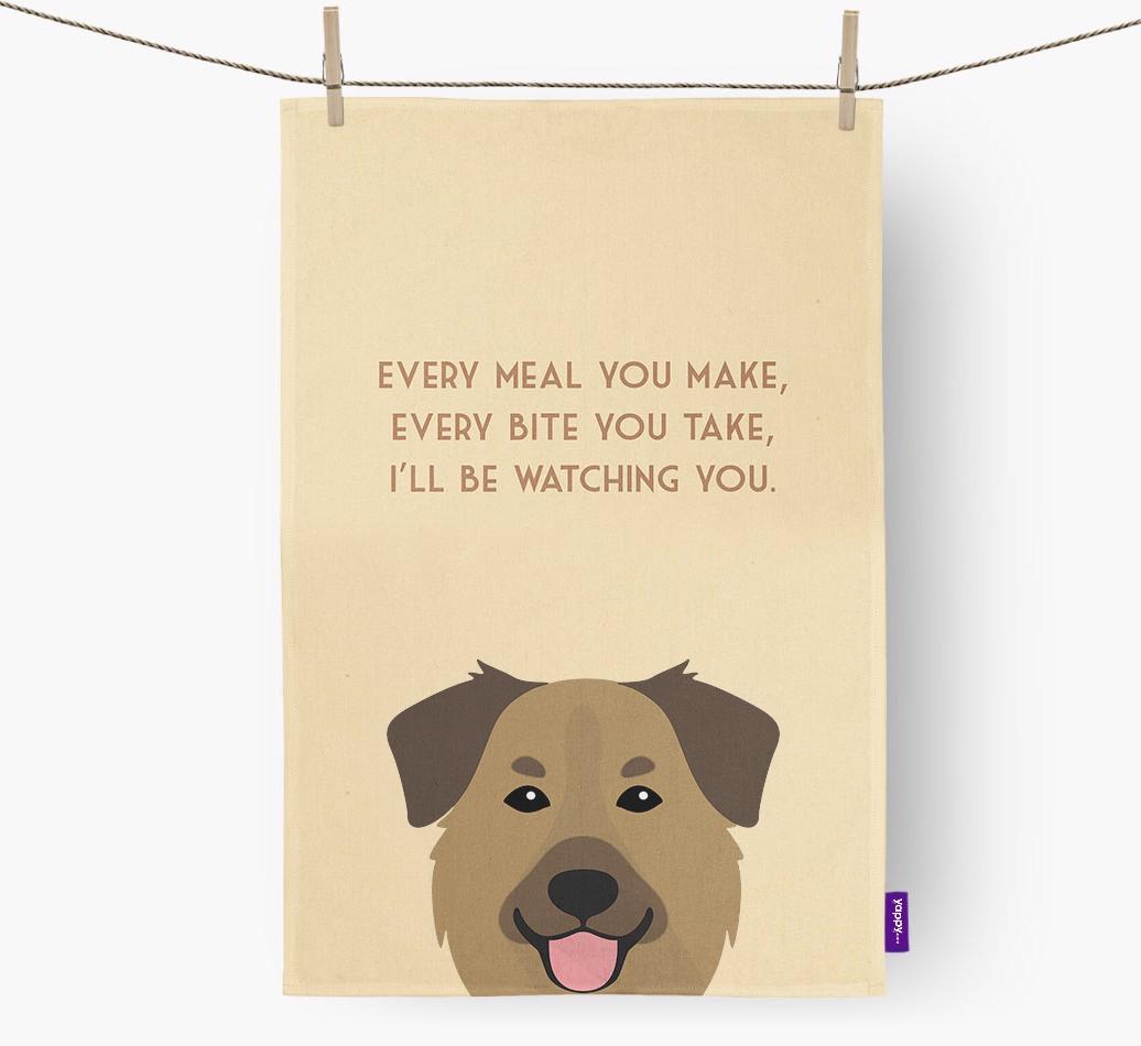 'I'll be watching you' Dish Towel