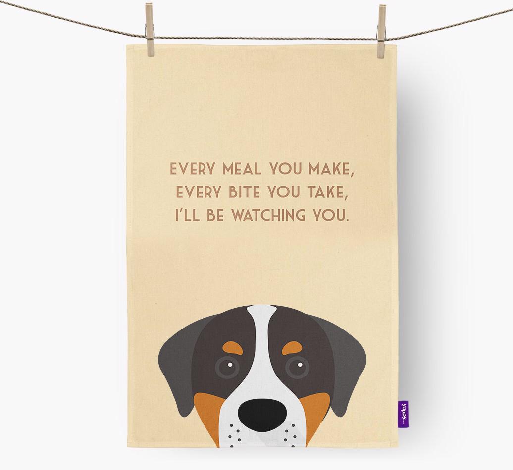 'I'll be watching you' Dish Towel