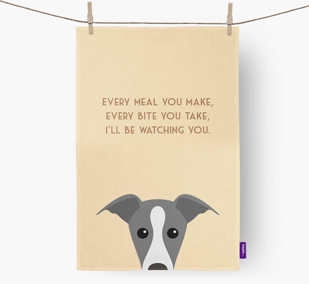 'I'll be watching you' Dish Towel