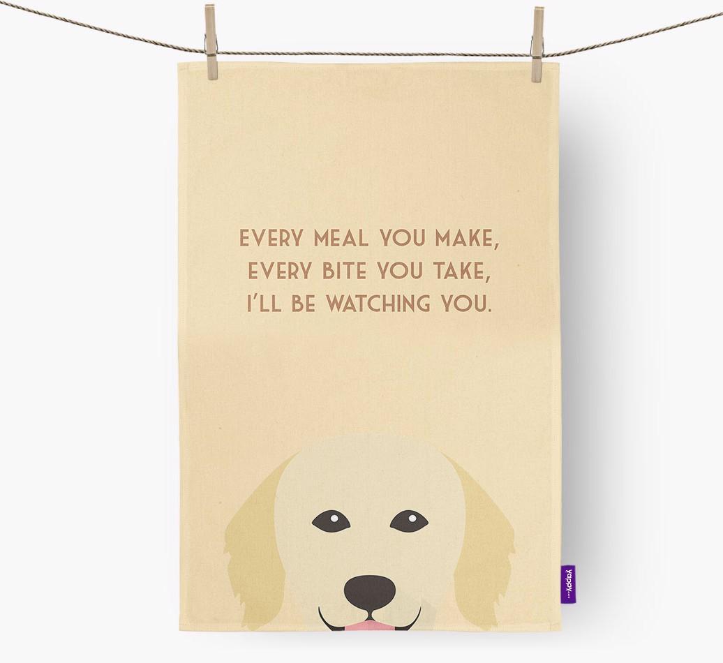 'I'll be watching you' Dish Towel