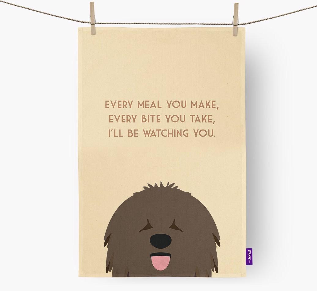 'I'll be watching you' Dish Towel