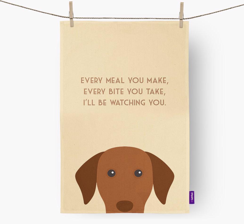 'I'll be watching you' Tea Towel