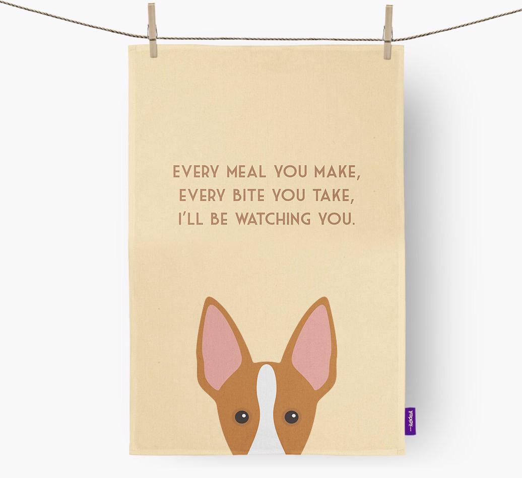 'I'll be watching you' Dish Towel