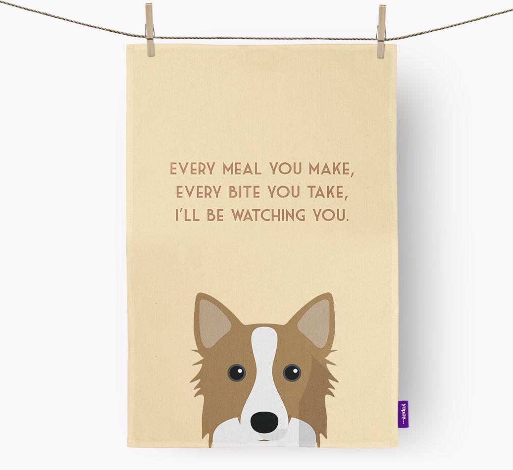 'I'll be watching you' Dish Towel