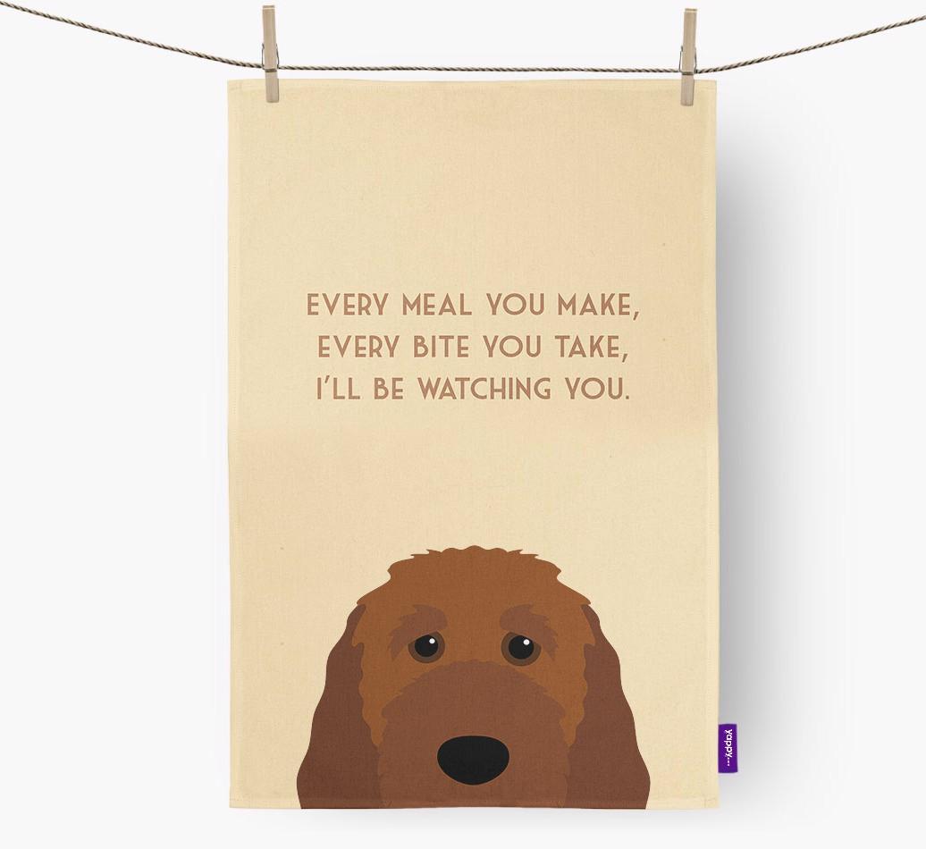'I'll be watching you' Dish Towel