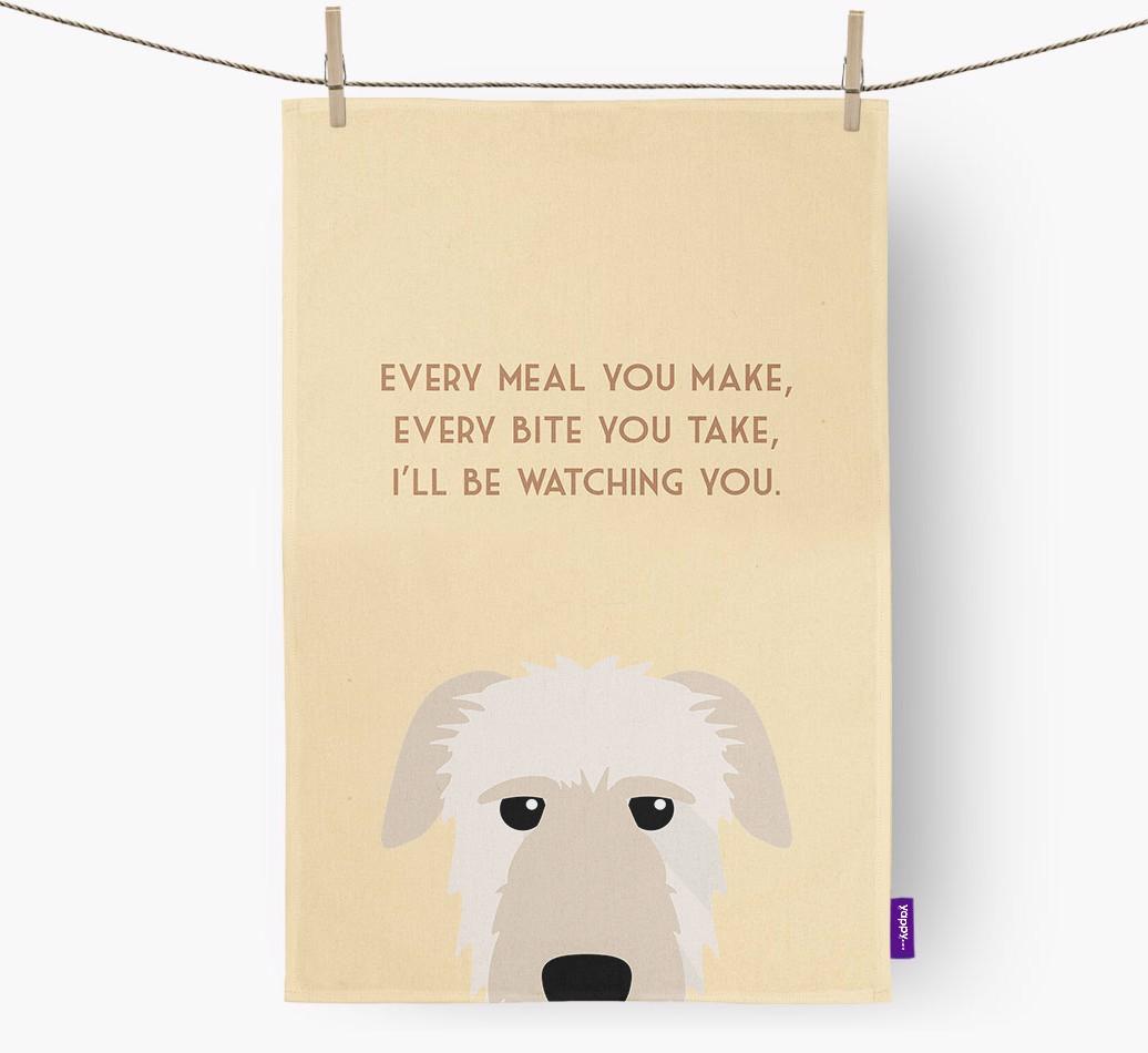 'I'll be watching you' Dish Towel