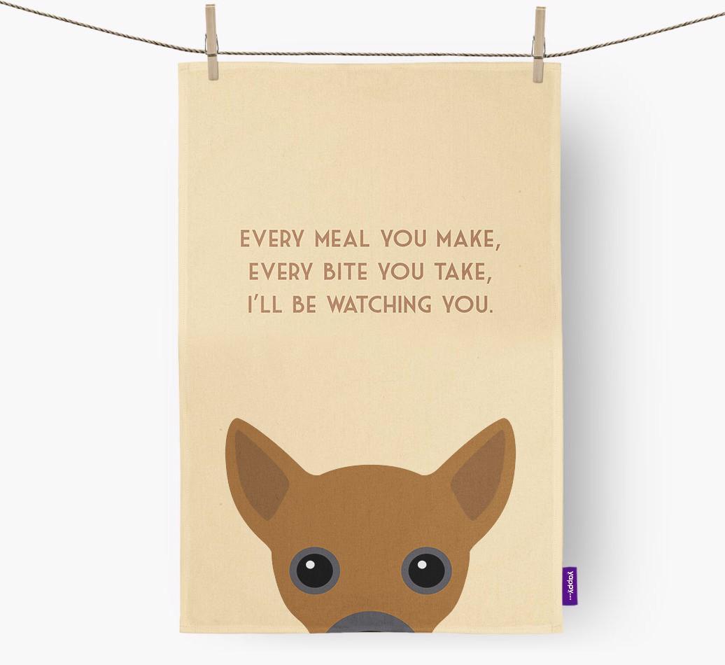 'I'll be watching you' Dish Towel