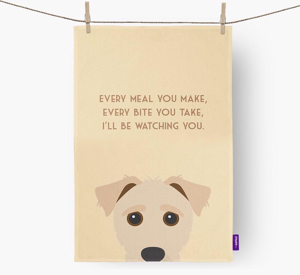 'I'll be watching you' Dish Towel