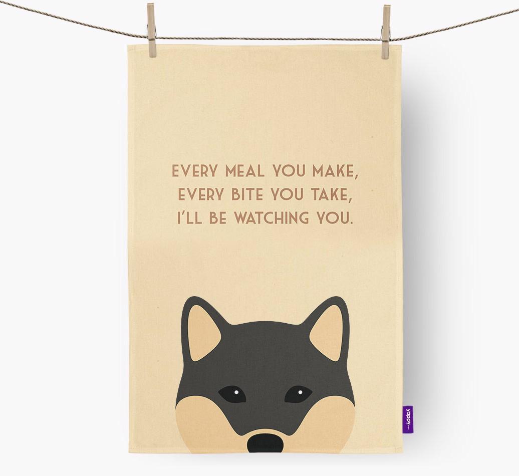 'I'll be watching you' Dish Towel
