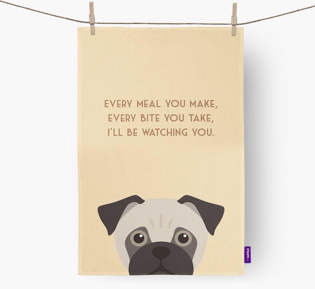 'I'll be watching you' Dish Towel