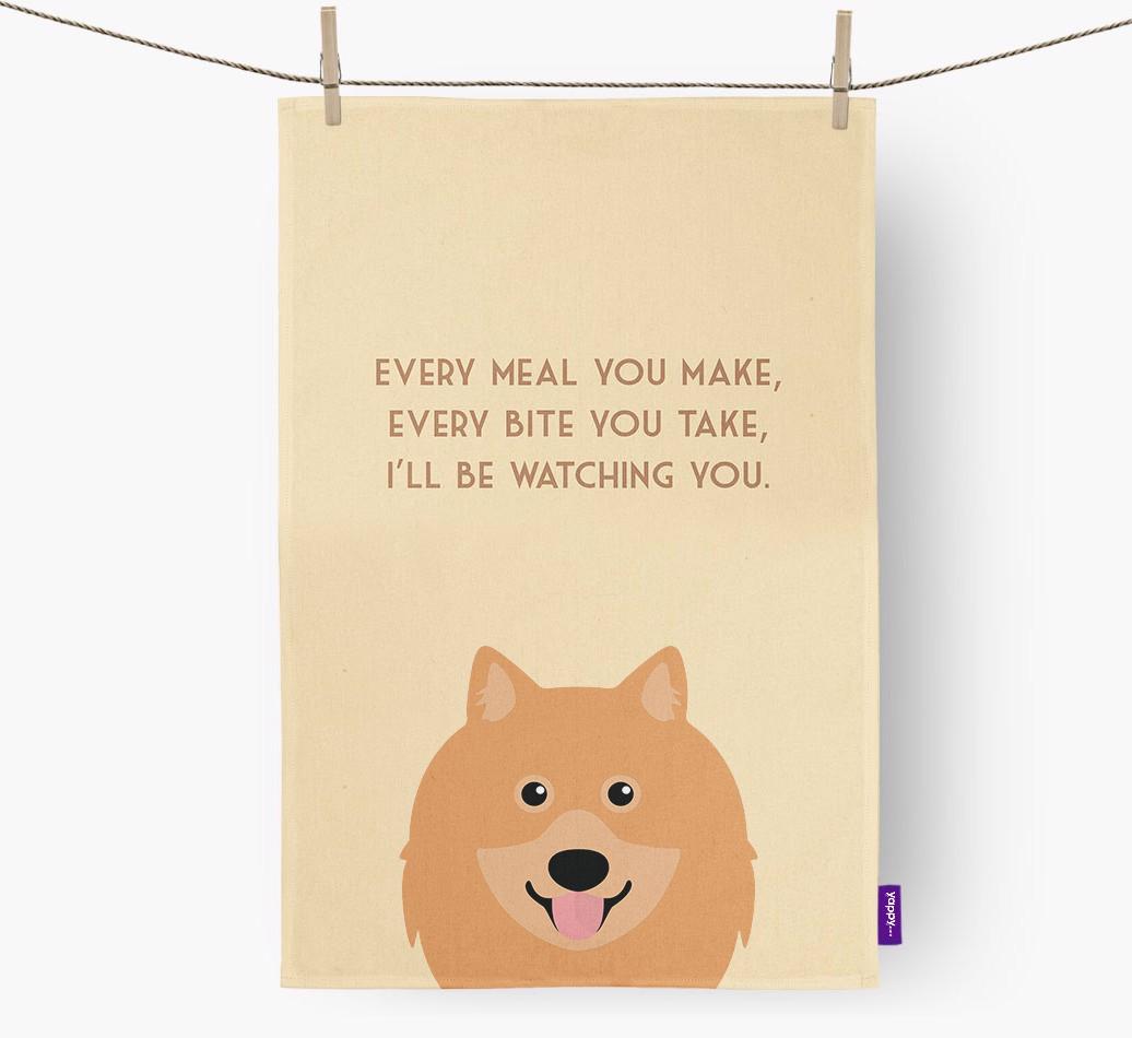 'I'll be watching you' Dish Towel