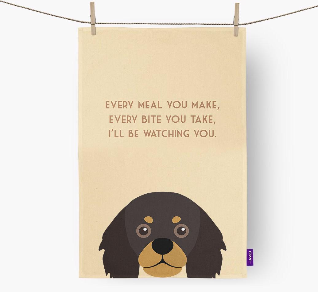 'I'll be watching you' Dish Towel