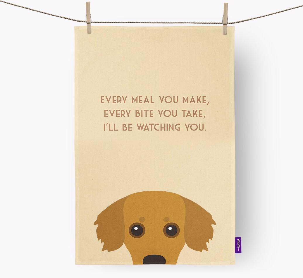 'I'll be watching you' Dish Towel