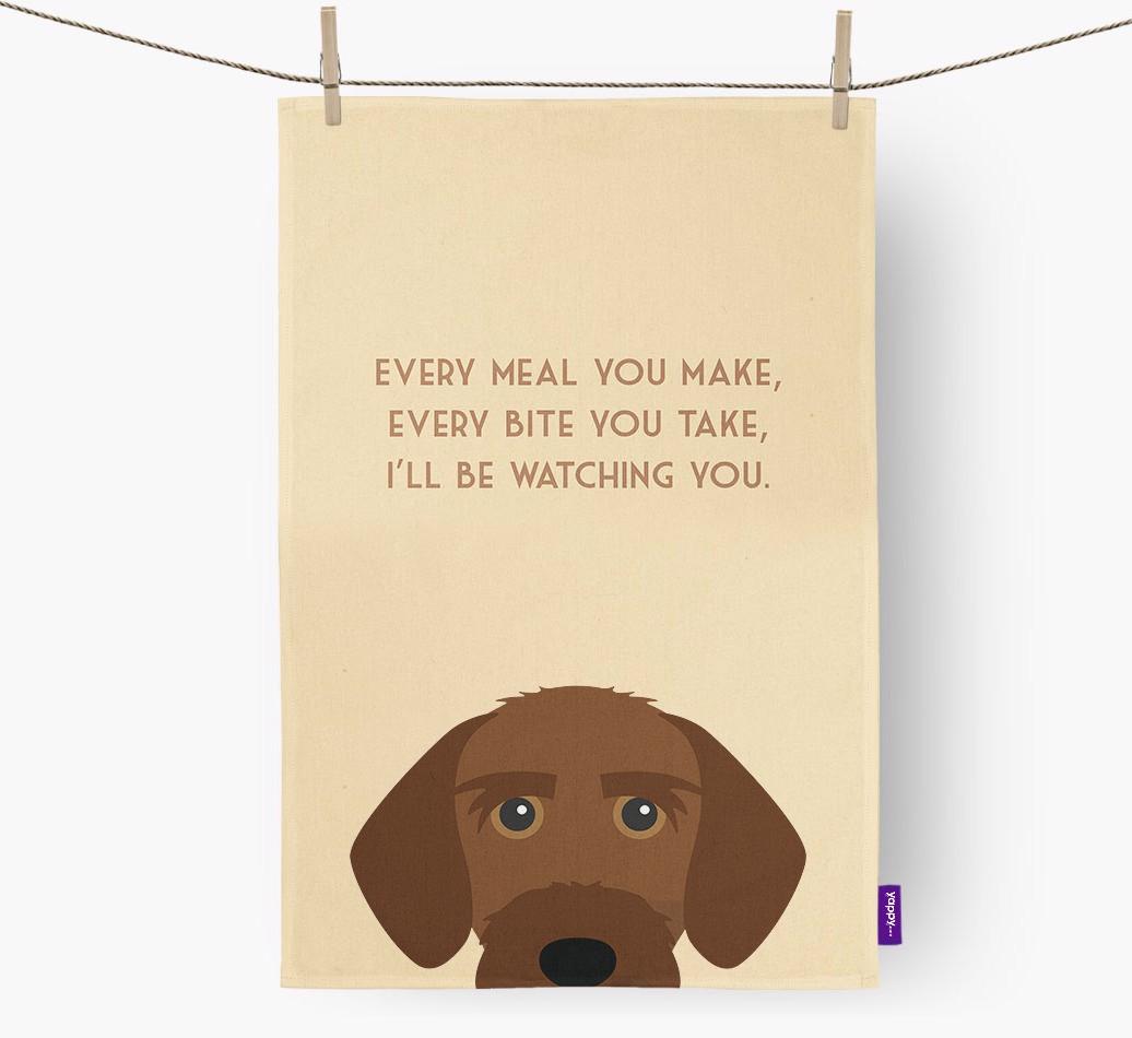 'I'll be watching you' Dish Towel