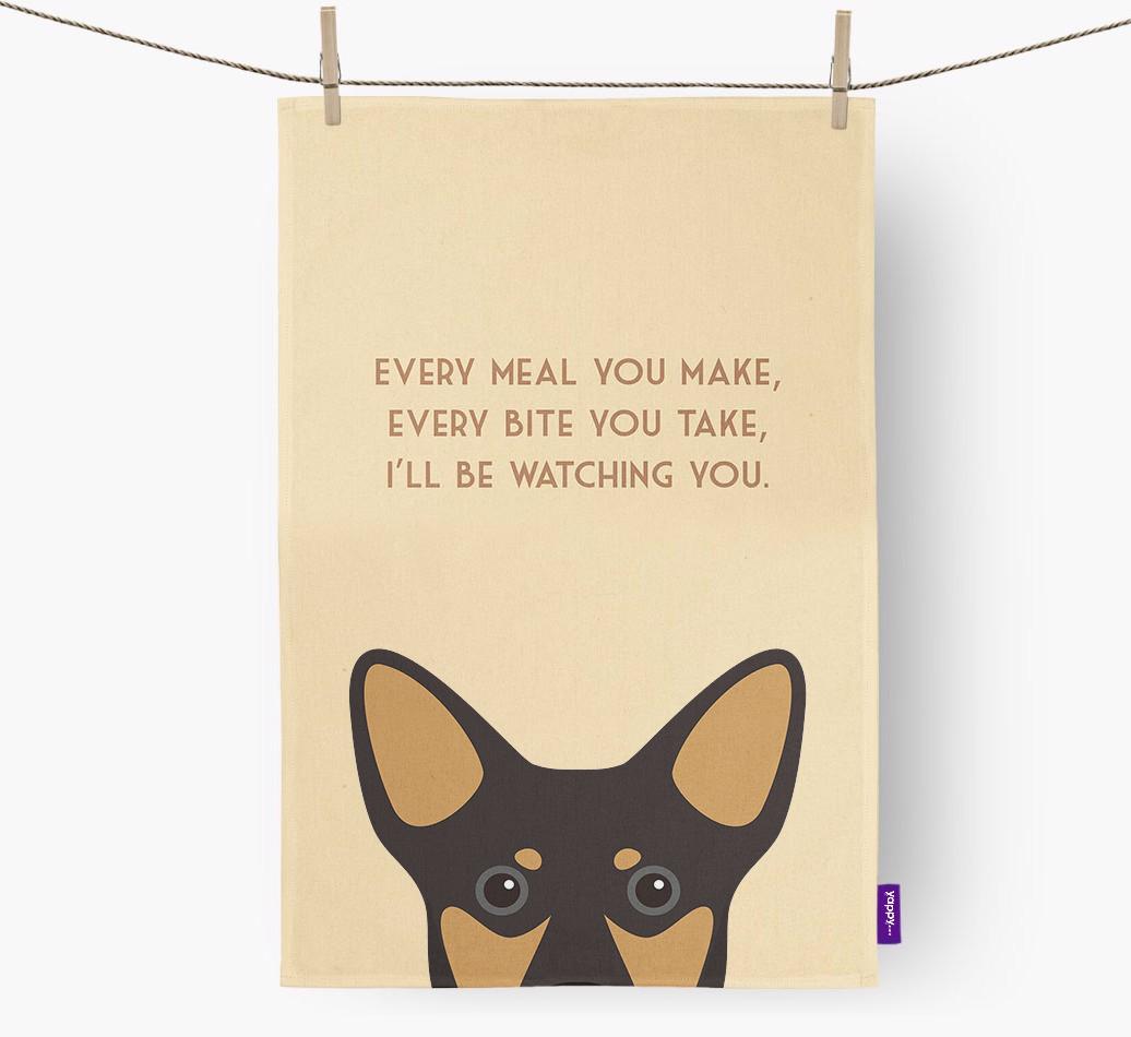 'I'll be watching you' Dish Towel