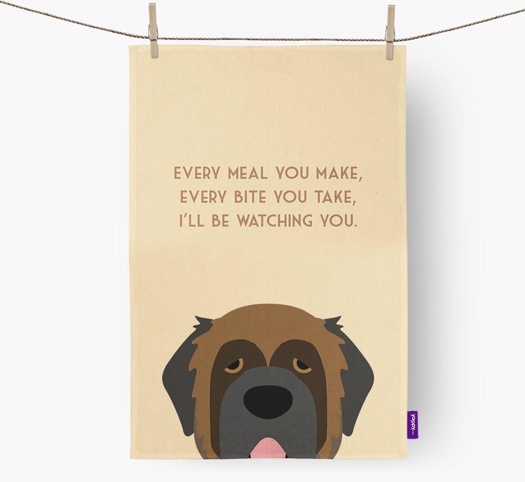 'I'll be watching you' Dish Towel