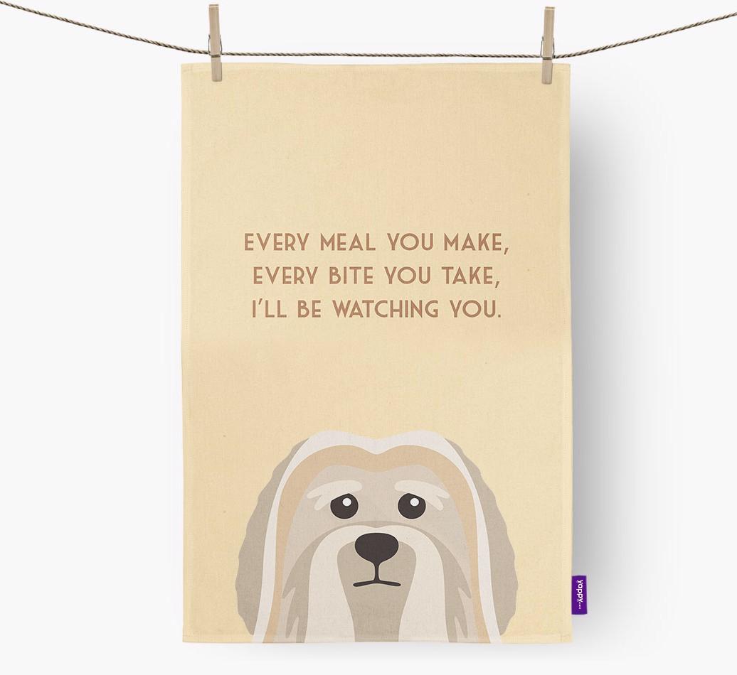 'I'll be watching you' Dish Towel