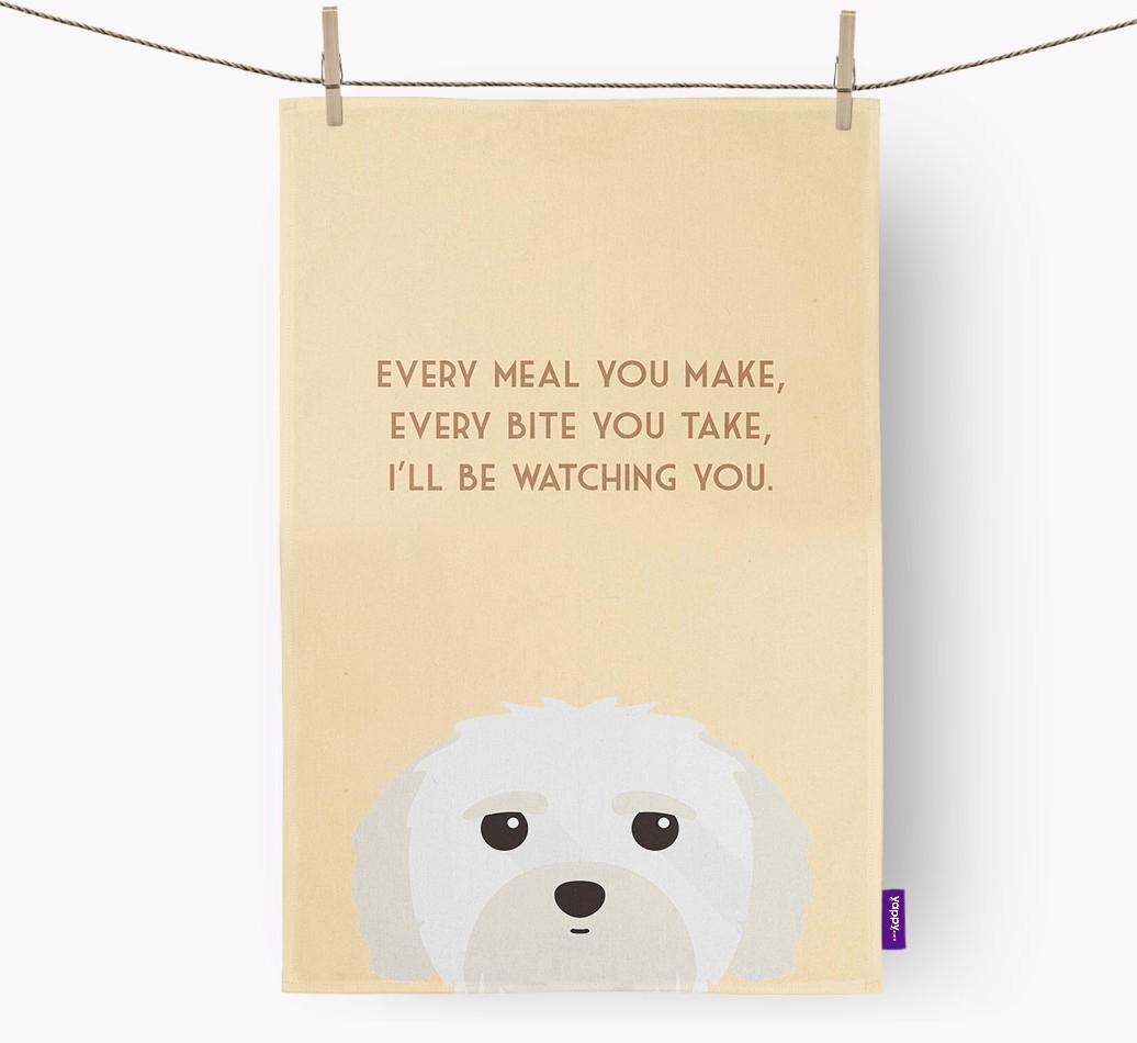 'I'll be watching you' Dish Towel