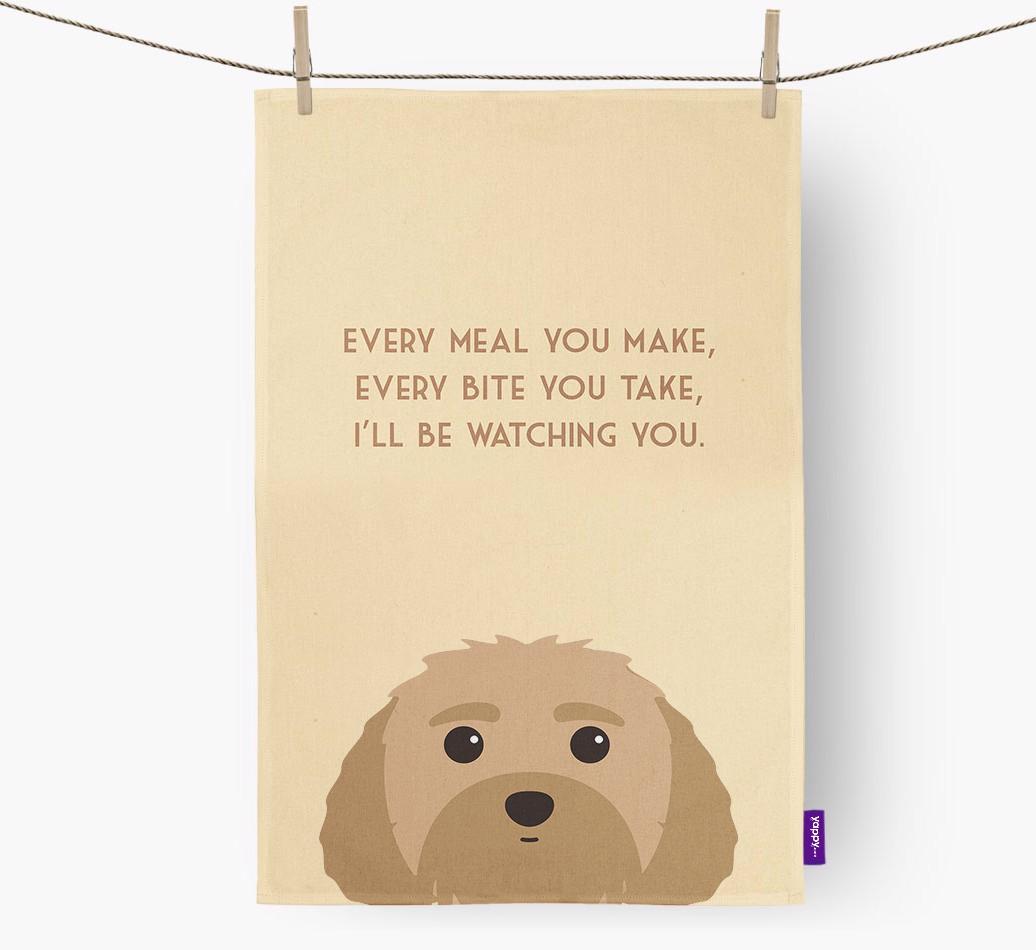 'I'll be watching you' Dish Towel