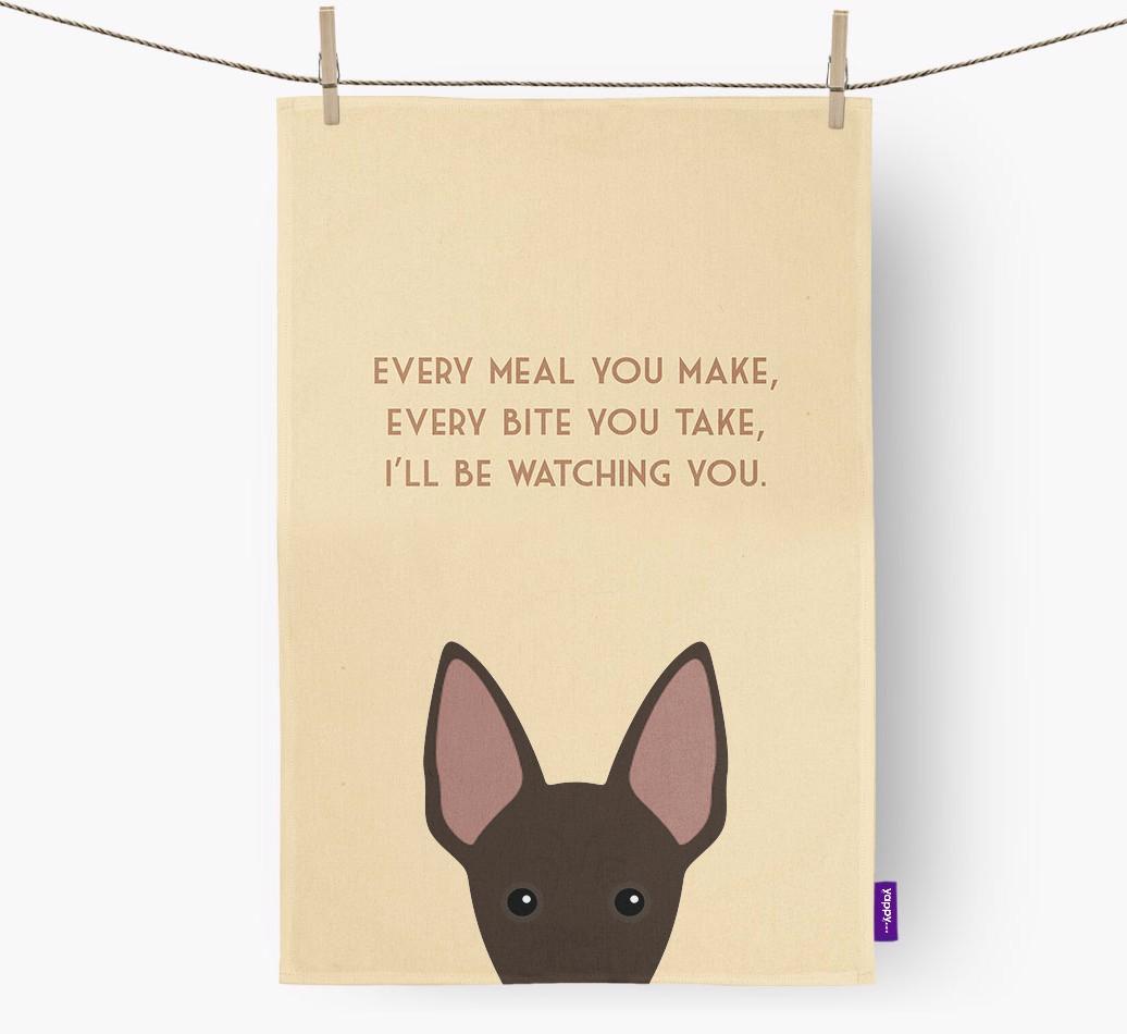 'I'll be watching you' Dish Towel