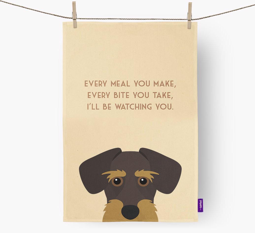 'I'll be watching you' Dish Towel