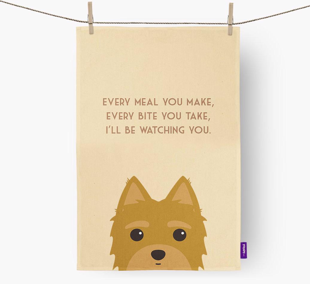'I'll be watching you' Dish Towel