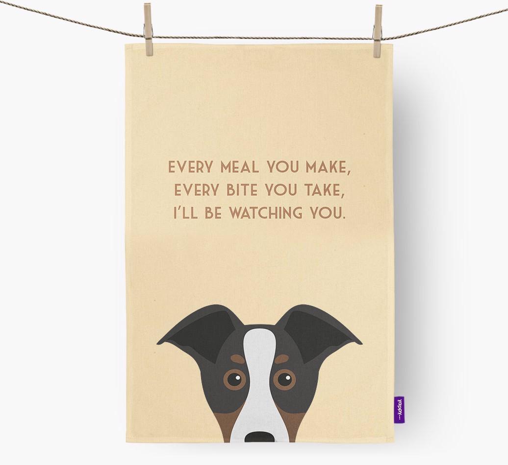 'I'll be watching you' Dish Towel