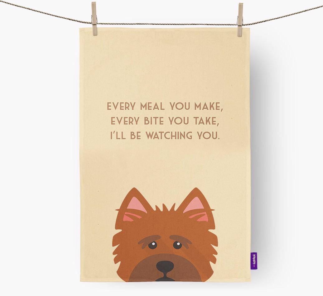 'I'll be watching you' Dish Towel