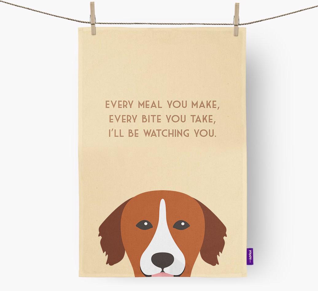 'I'll be watching you' Dish Towel