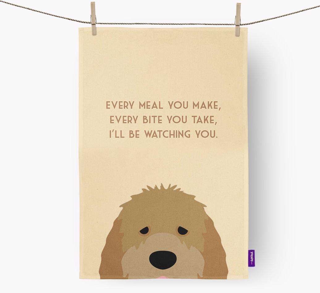 'I'll be watching you' Dish Towel