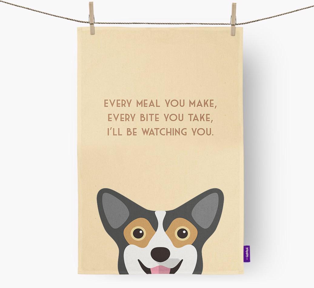 'I'll be watching you' Dish Towel